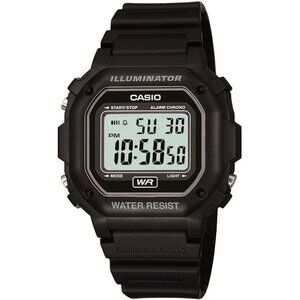 Casio Men's F108wh Illuminator Collection Black Resin Strap Digital Watch